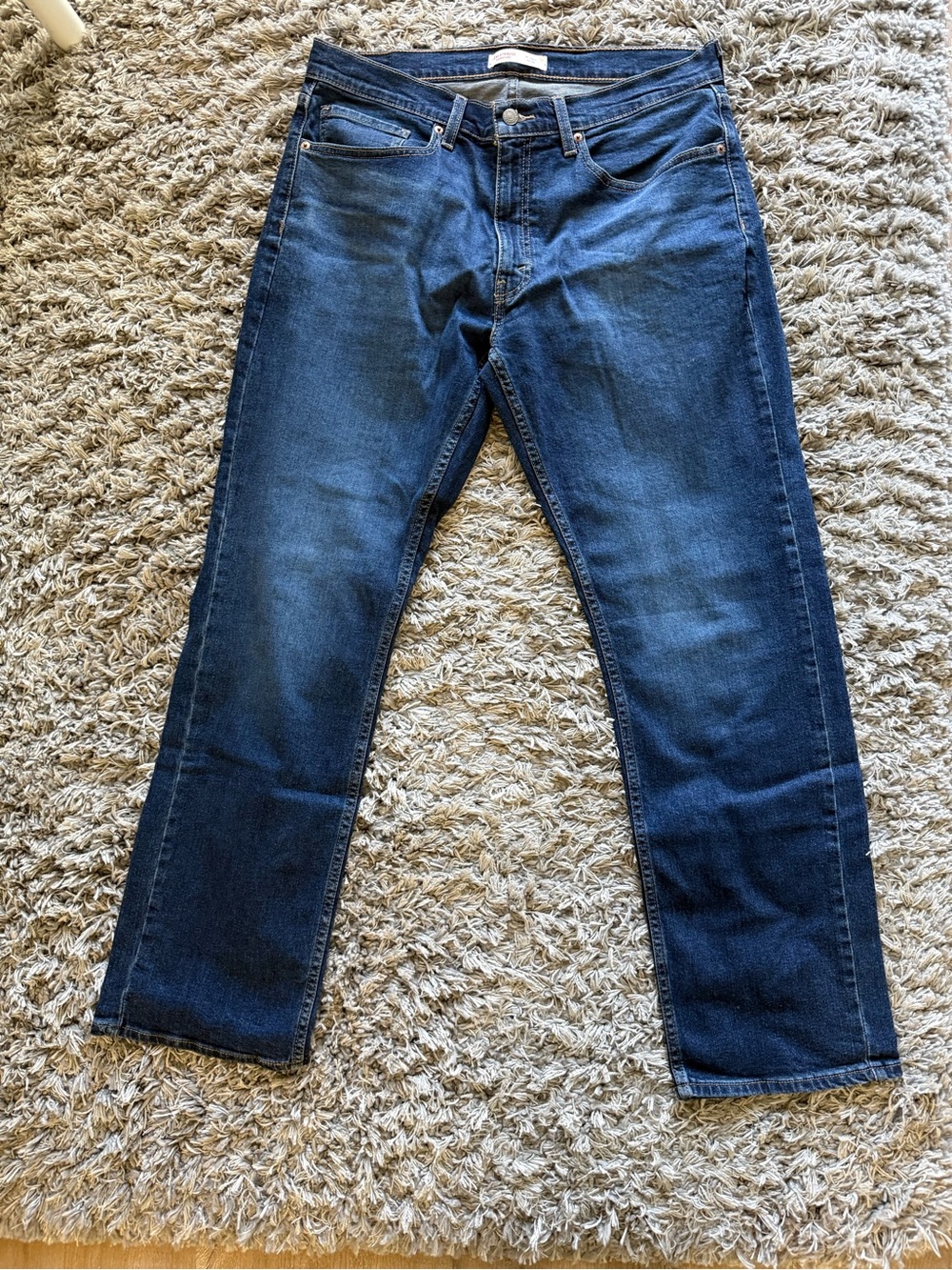 Levi's Men's Indigo Blue Straight Jeans